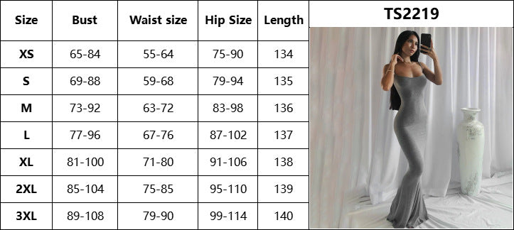 Elegant Body Dress - Colour - Grey