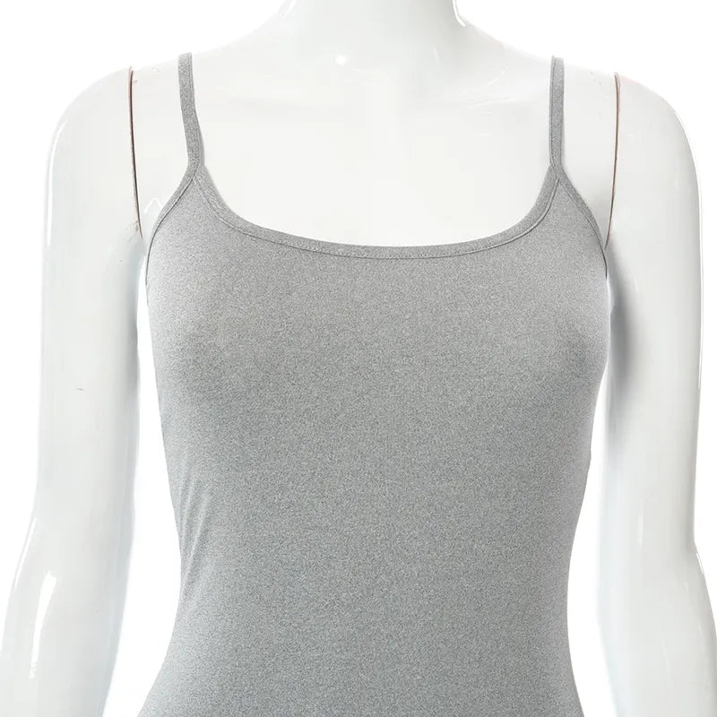 Elegant Body Dress - Colour - Grey